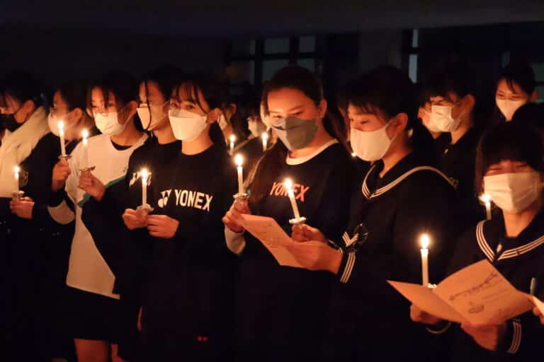 クリスマスツリーの点灯式