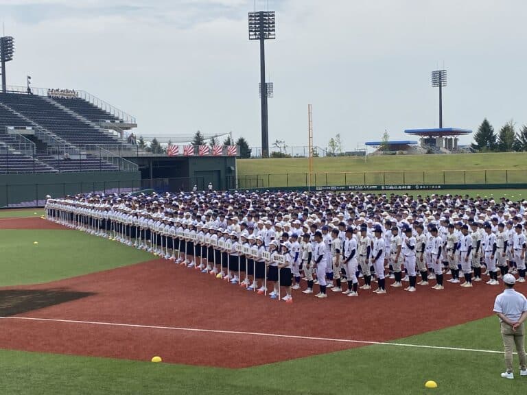 全国高等学校野球選手権記念岩手大会でプラカーダーを務めました