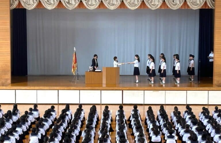夏休みに向けた全校集会