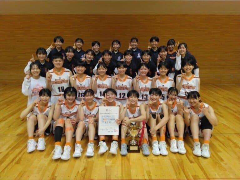 バスケ部がウインターカップ予選優勝