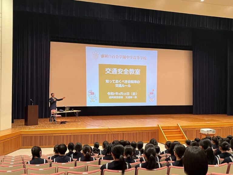 交通安全教室を行いました