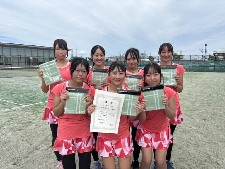 東北私立高校テニス大会で優勝
