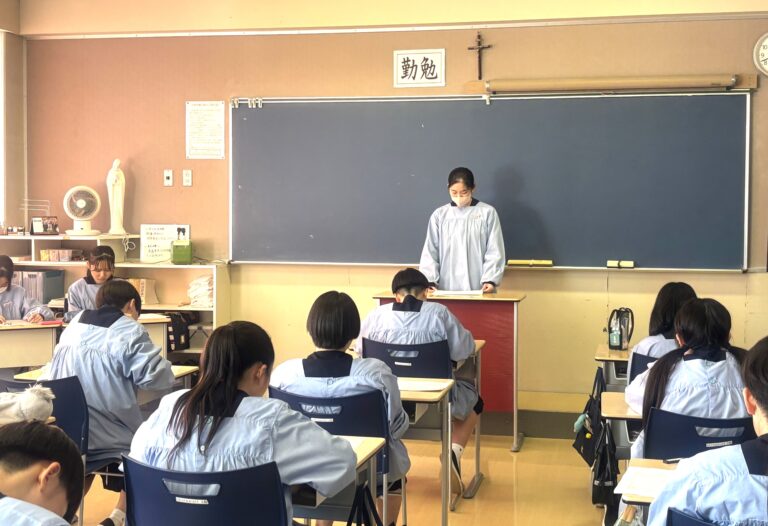 中学校弁論大会クラス予選