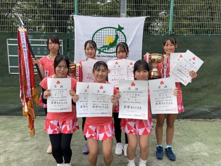 県新人戦で団体の部連覇