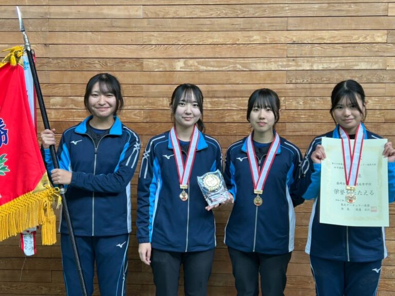 アーチェリー東北選抜で優勝